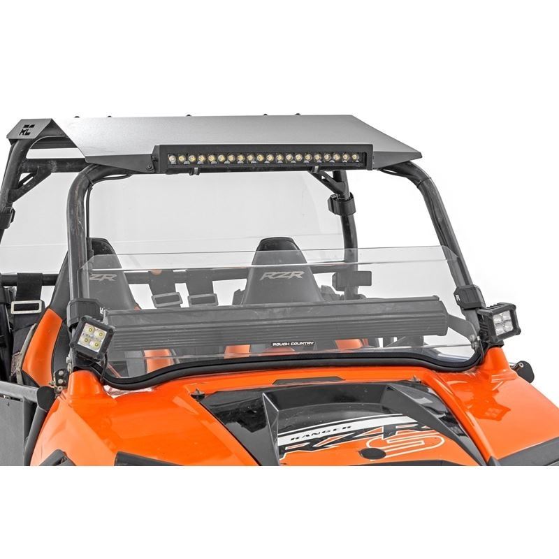 Half Windshield Scratch Resistant Polaris RZR 800