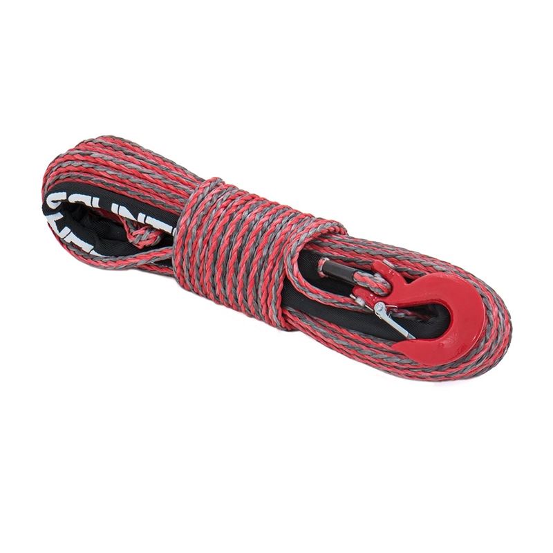 Synthetic Rope 3/8 Inch 85 Ft Red/Gray (RS116)