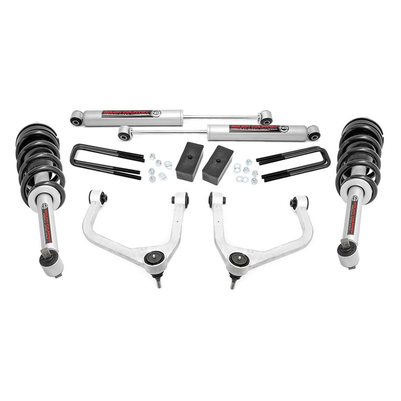 3.5 Inch Lift Kit N3 Struts GMC Sierra 1500 2WD/4W