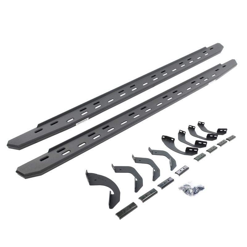 RB30 Slim Line Running Boards with Brackets Kit (6