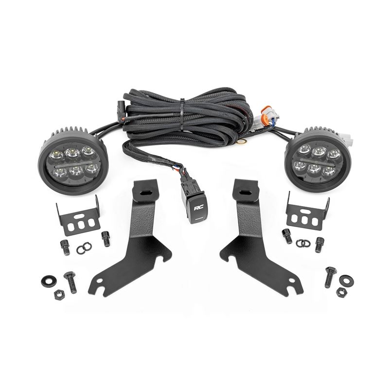 LED Light Kit Ditch Mount Black Series Round 3.5 I