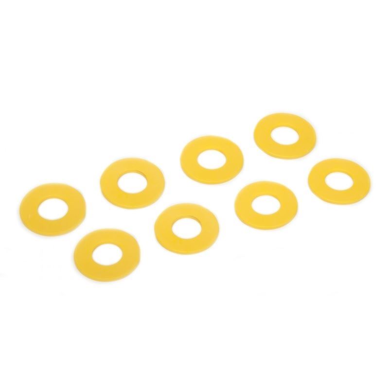 D-RING / Shackle Washers Set Of 8 Yellow