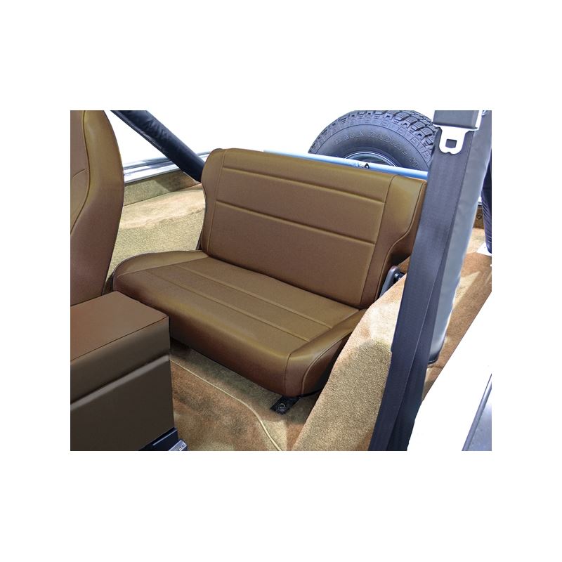 Fold and Tumble Rear Seat, Spice; 76-95 Jeep CJ/Wr