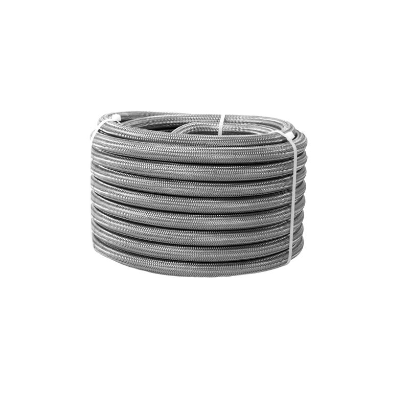 Hose, Fuel, PTFE, Stainless Steel Braided, AN-08 x