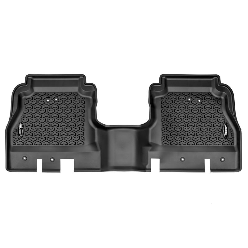 Floor Liner, Rear, Black, 2020 Jeep Gladiator JT (