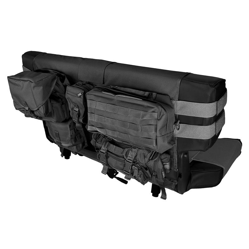 Rear Cargo Seat Cover, Black; 76-06 Jeep CJ/Wrangl