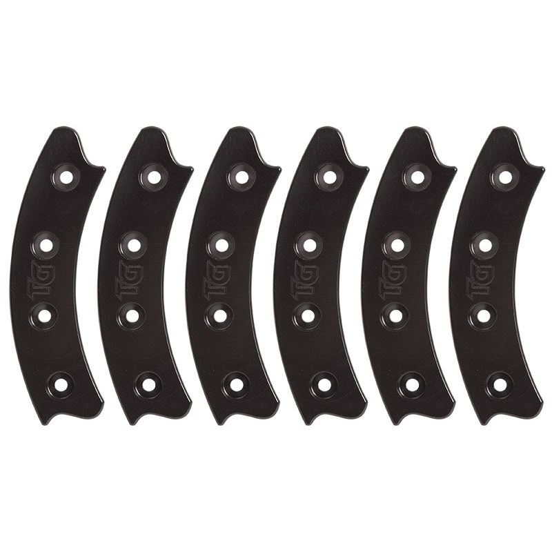 Beadlock Ring Segmented 17 Inch Black Set Of 6