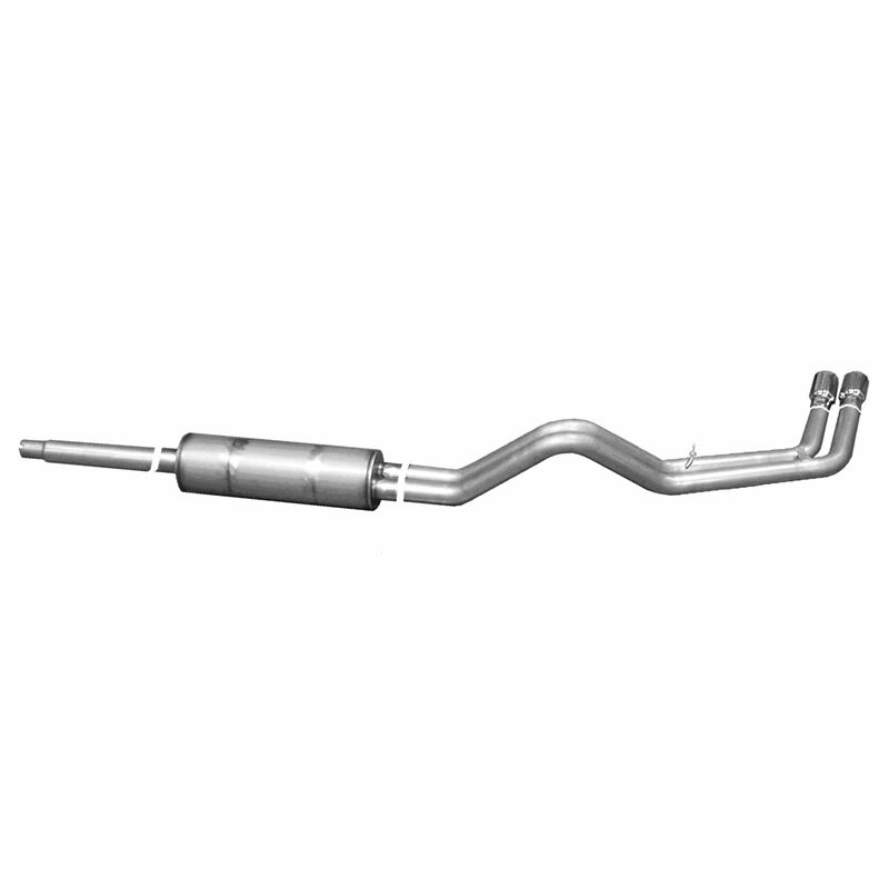 Cat Back Dual Sport Exhaust System, Aluminized 980