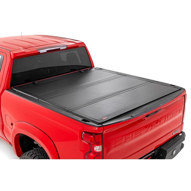 Hard Tri-Fold Flip Up Bed Cover - 6'7" Be