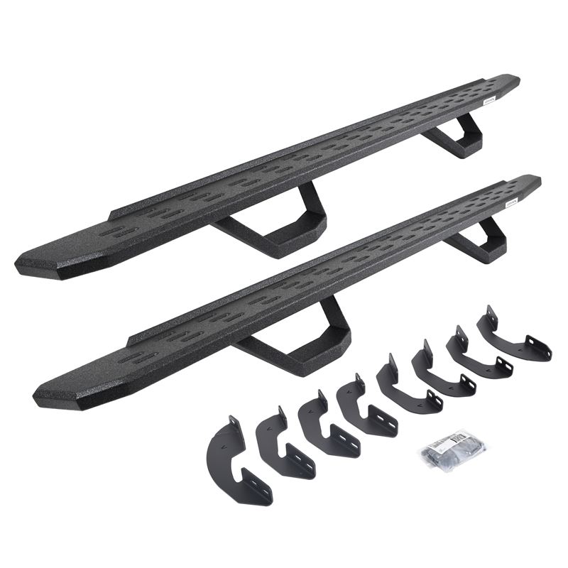 RB30 Running Boards with Brackets, 2 Pairs Drop St