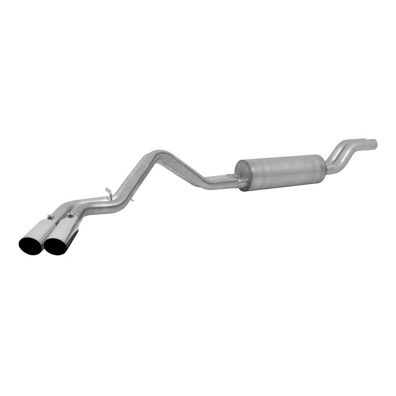 Cat Back Dual Sport Exhaust System, Stainless 6520