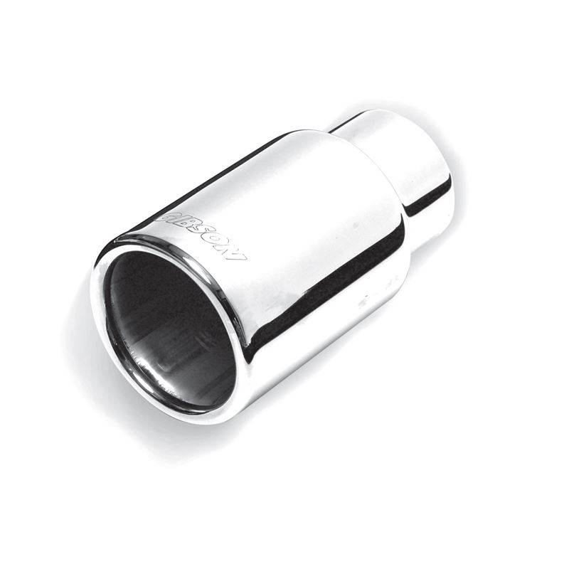 Stainless Rolled Edge Straight Exhaust Tip