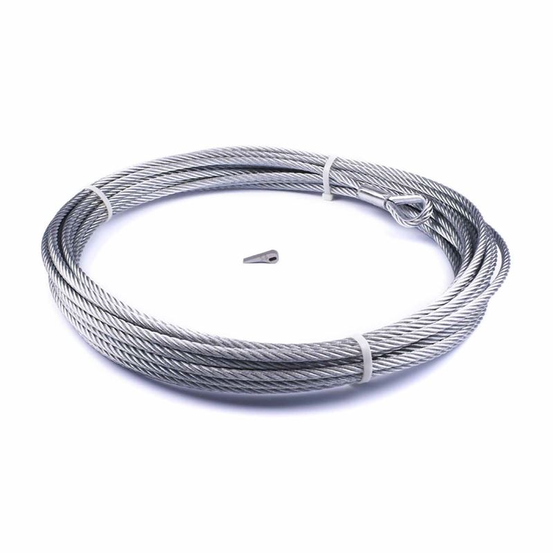 Zeon-10 3/8 X 80 Ft Galvanized Wire Winch