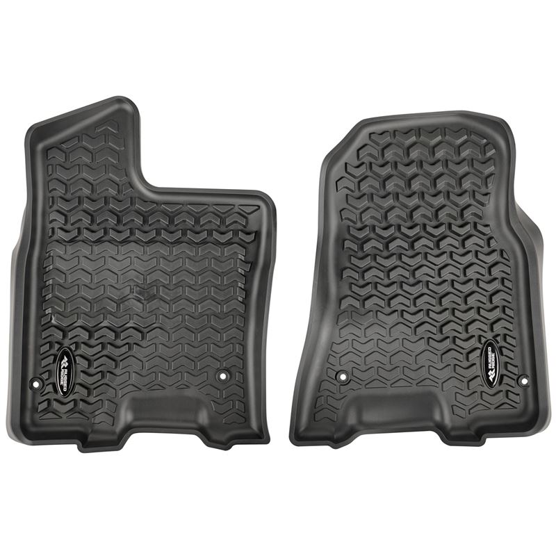 Floor Liner Set, Front, Pair, Black; 2019 RAM 1500