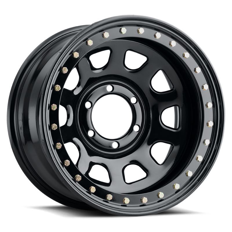 Blk Daytona Street Lock 15x10 5x4.5 (3.75"Bs)