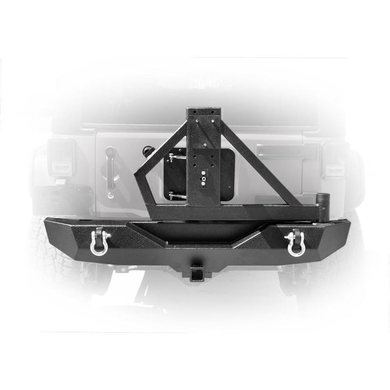 Single Action Rear Bumper and Tire Carrier w/Beari