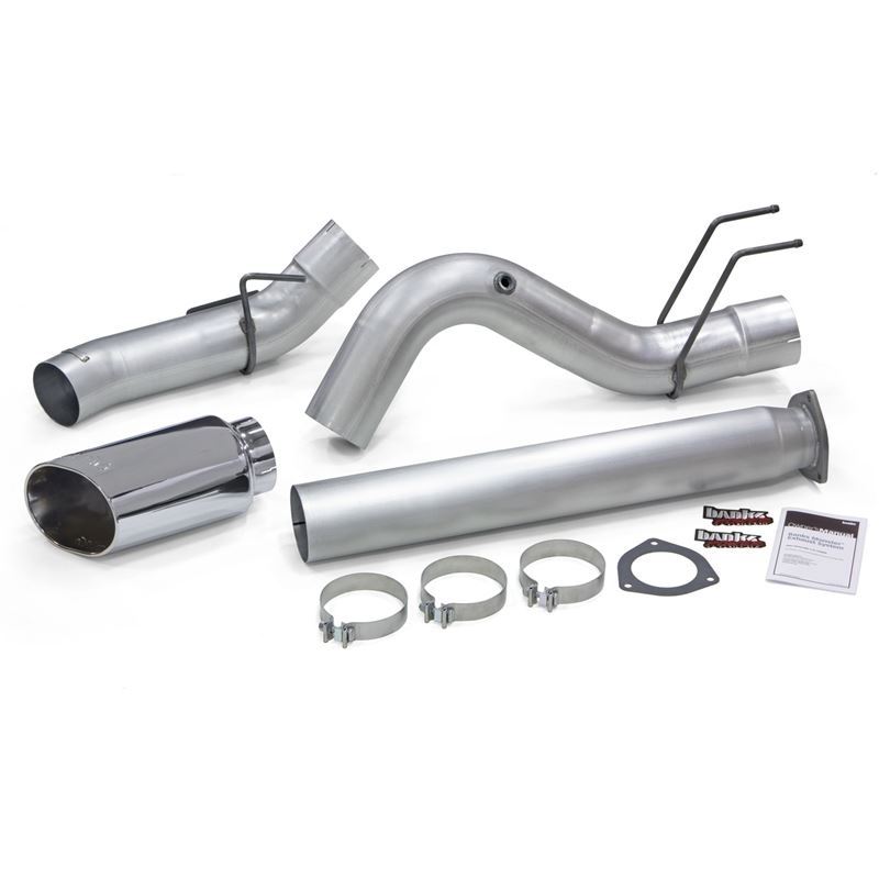 Monster Exhaust System, 5-Inch Single Exit, Chrome