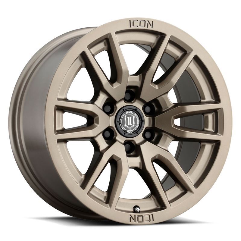 Vector 6, Bronze, 17 x 8.5 / 6 x 5.5, 0mm Offset,