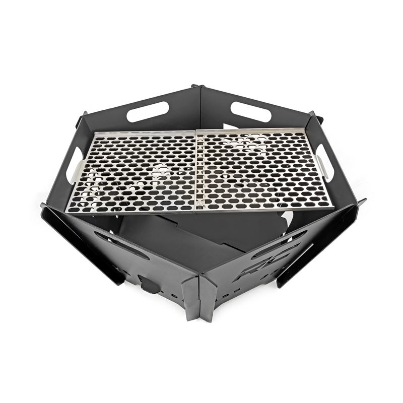 Overland Collapsible Fire Pit Stainless Steel Gril