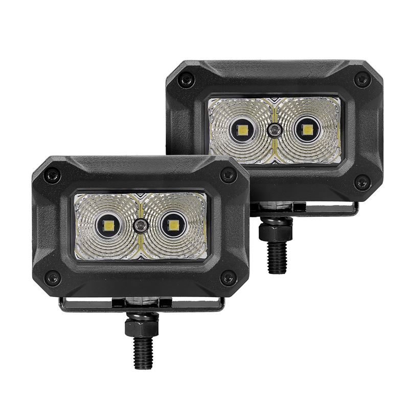 Bright Series Lights - Pair of 3x2 Rectangle Flood