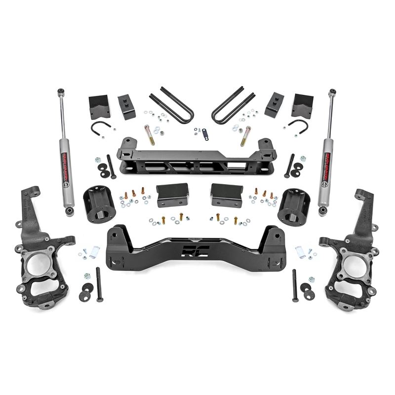 4 Inch Lift Kit with N3 Shocks 21-22 Ford F-150 2W