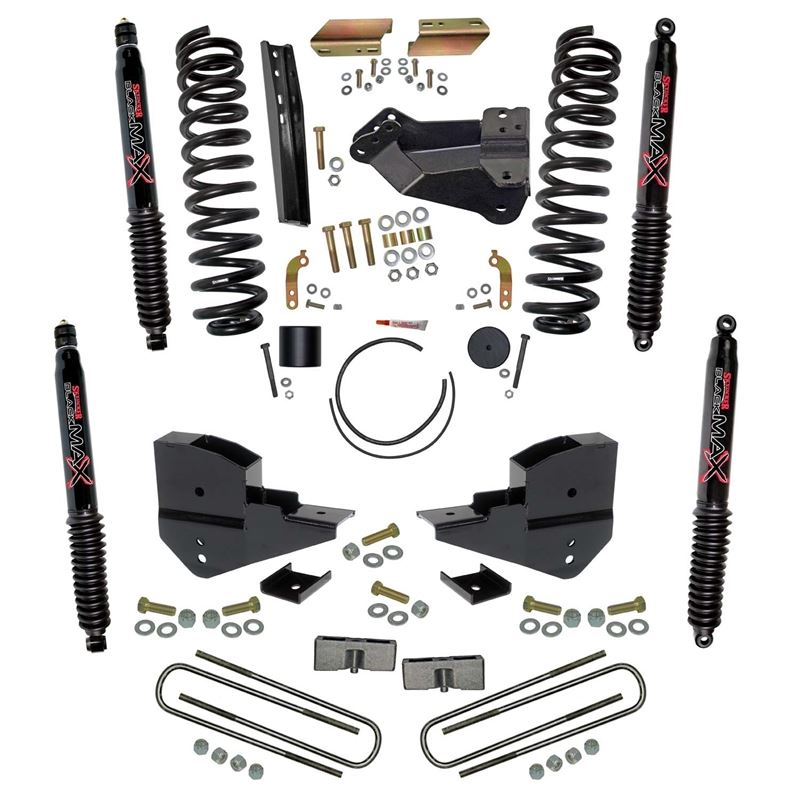 4 in. Suspension Lift Kit with Front Coils Rear Bl