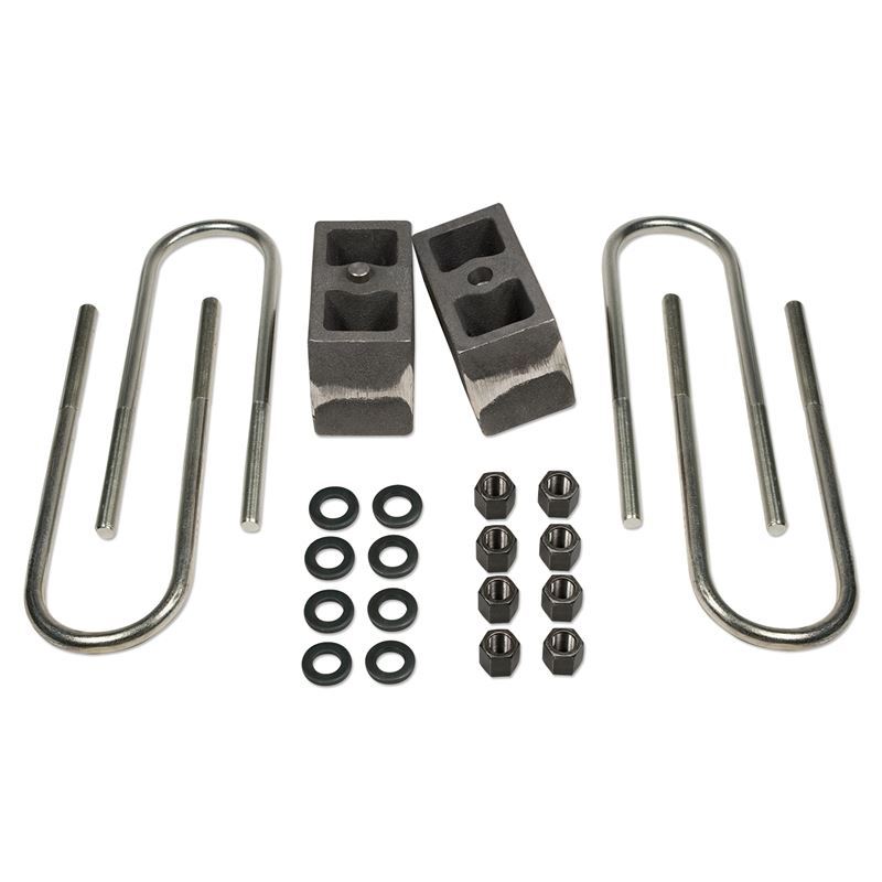 4" Rear Block and U-Bolt Kit 80-97, 99-16 For