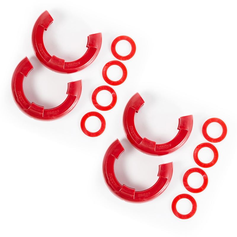 D-RING ISOLATOR KIT, RED 2-PAIR, 7/8-INCH