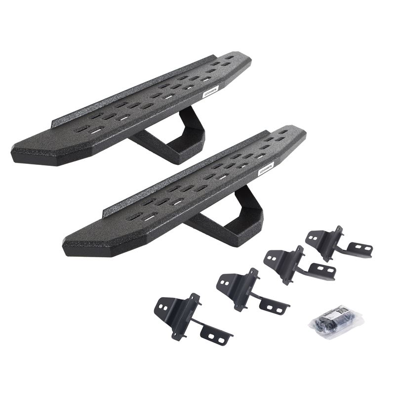 RB30 Running Boards with Mounting Brackets, 1 Pair