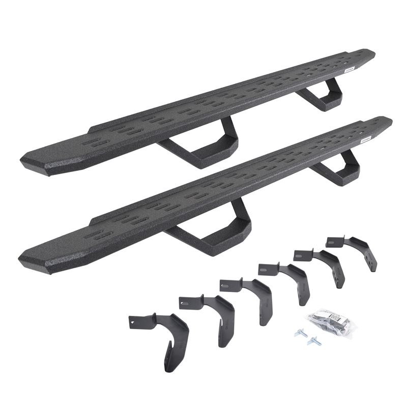 RB30 Running Boards with Mounting Brackets, 2 Pair