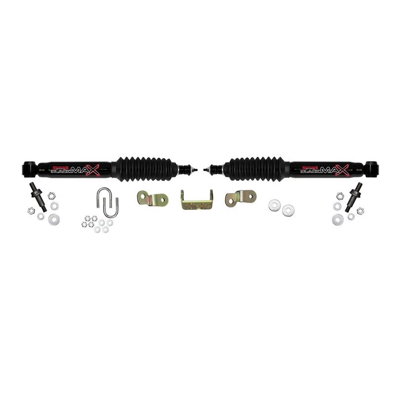 Steering Stabilizer Dual Kit Black Dual Kit Only w