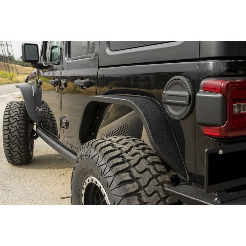 DV8 Offroad Jeep JL Slim Fenders Set of 4 with LED Turn Signal Lights