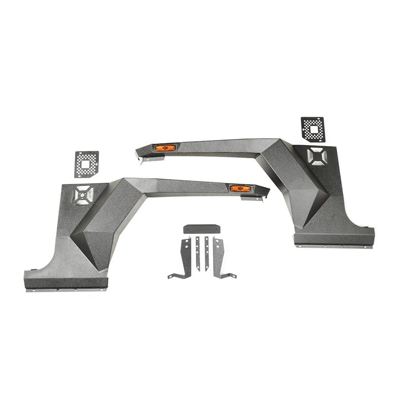 XHD Armor Fender Kit, Front, Pair; 07-18 Jeep Wran