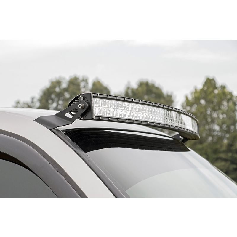 LED Light Mounts Upper Windshield 54" Curved