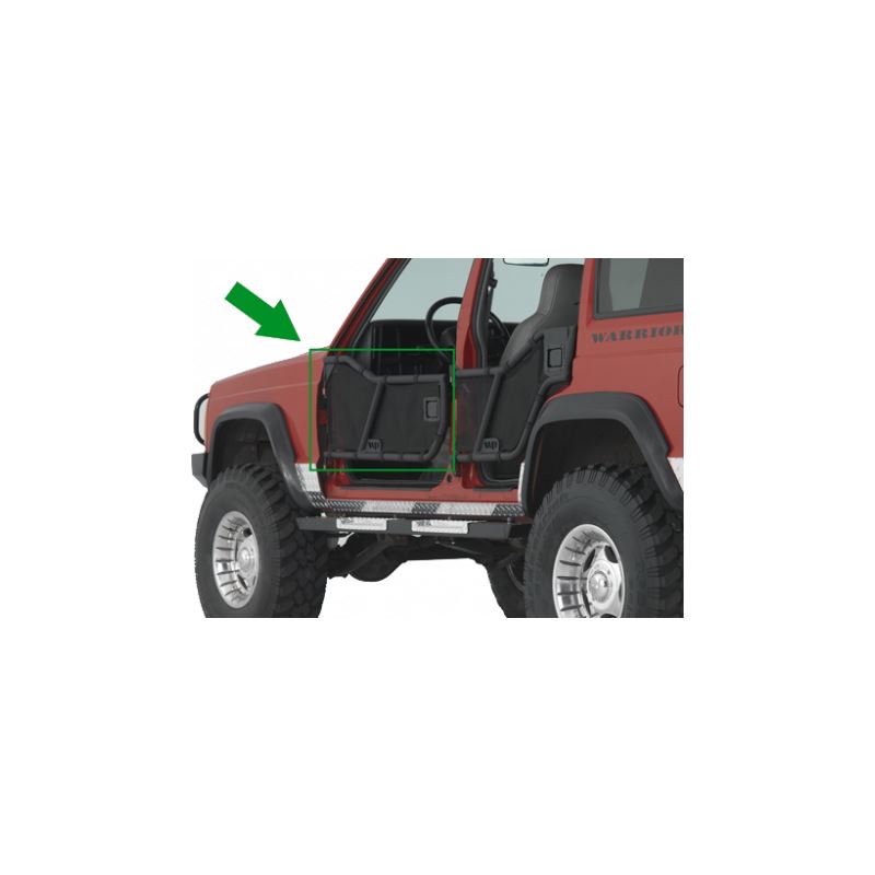 Jeep XJ Front Adventure Tube Doors (Late Model)