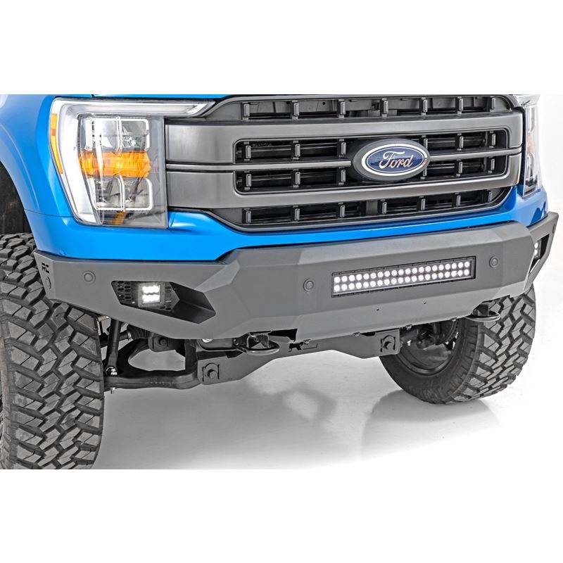 High Clearance Front Bumper LED Lights and Skid Pl