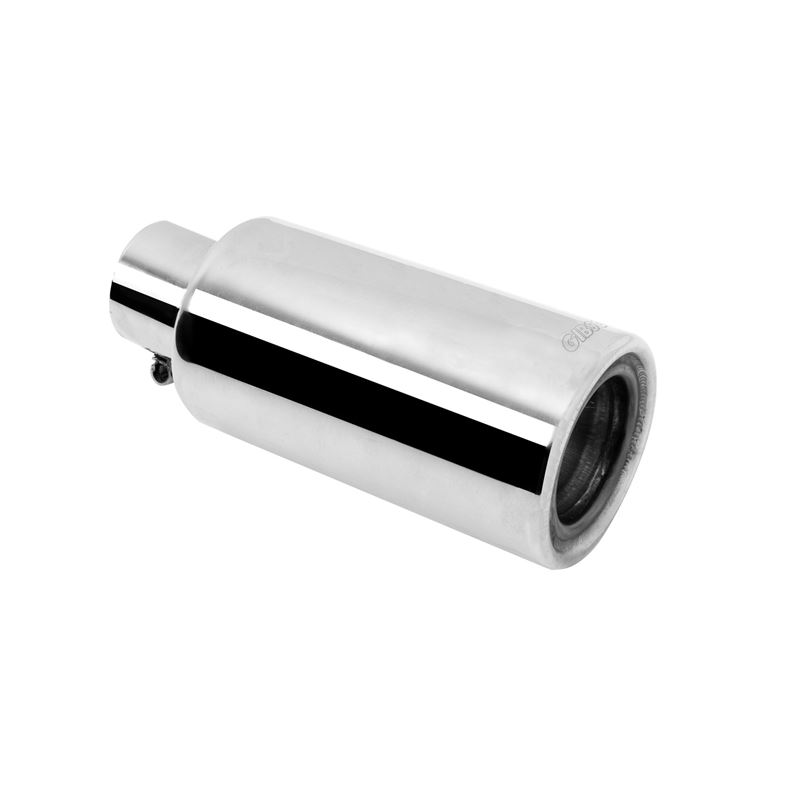 Stainless Rolled Edge Angle Muffler Quiet Tip