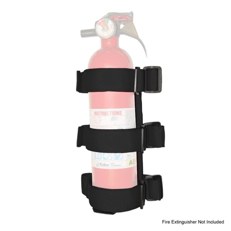 Fire Extinguisher Holder, Sport Bar, Black; 55-20