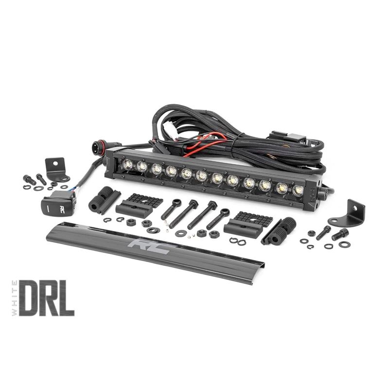 Black Series LED Light Bar - Amber DRL - 12 Inch -