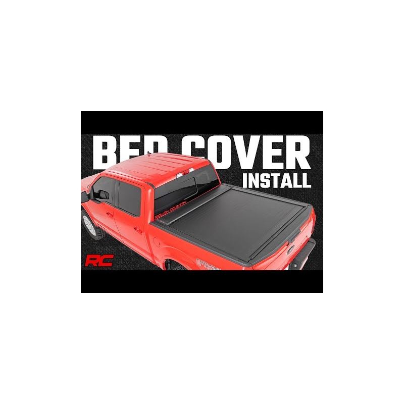 Rough Country Retractable Bed Cover 5.7 Foot Bed 21-22 Ford F-150 2WD ...