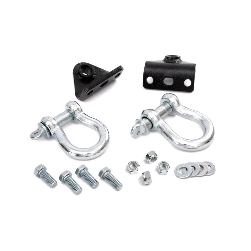 D Ring Shackles and Mounts Winch Plate Jeep Grand