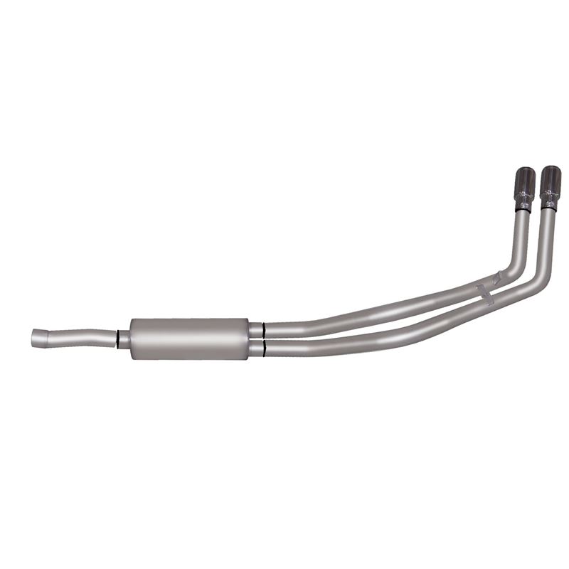 Cat Back Dual Sport Exhaust System, Stainless 6590