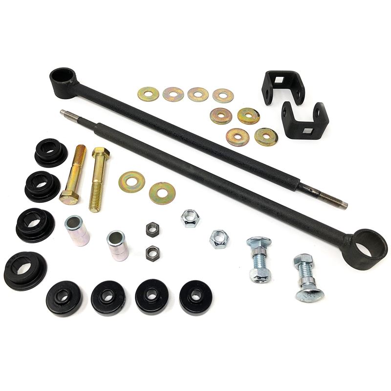 Front Sway Bar End Link Kit 11-19 Chevrolet Silver