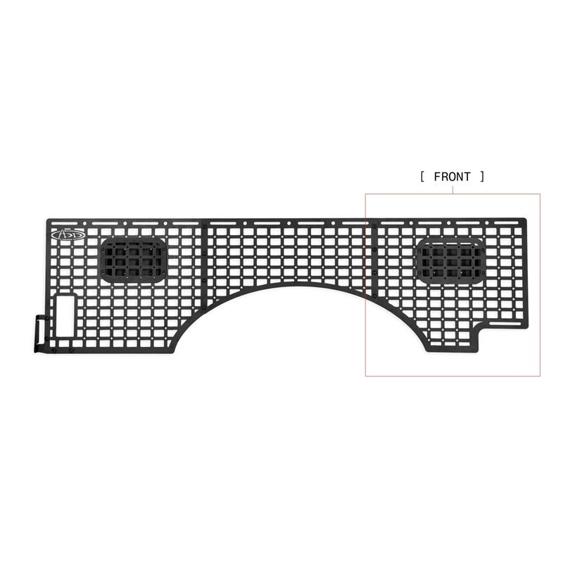 2023 Ford Super Duty Bed Side Molle Panels, Driver