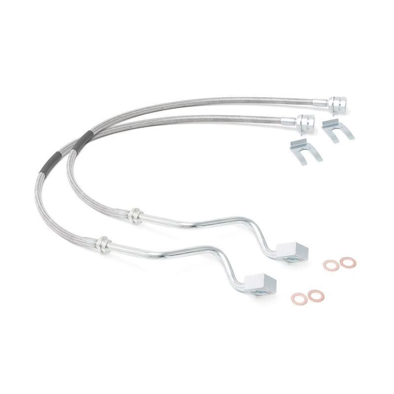 Brake Lines Stainless FR 4-8 Inch Lift Ford F-250/