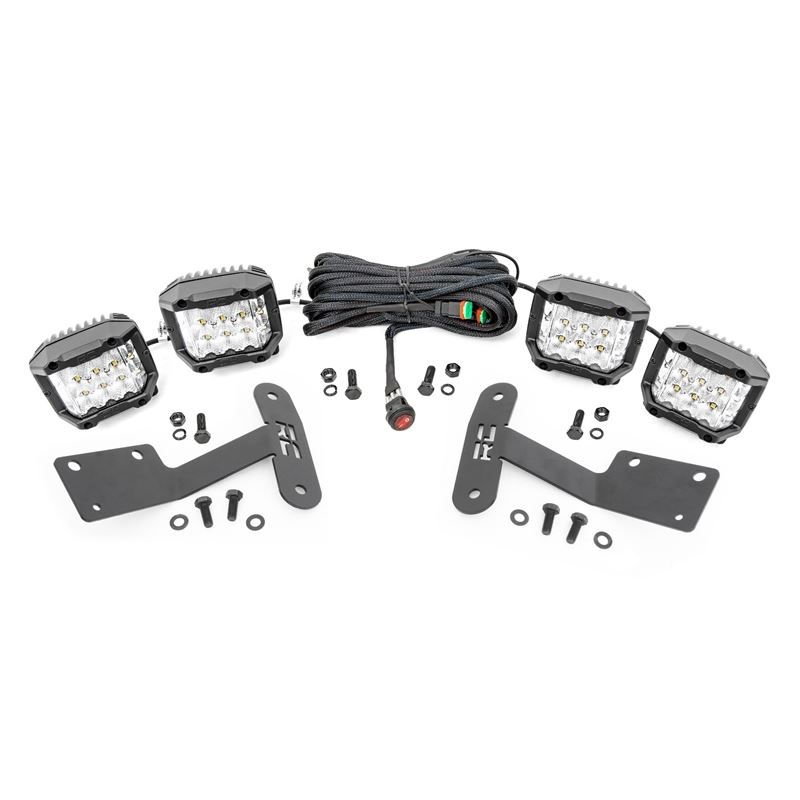 3-inch LED Lower Windshield Ditch Kit