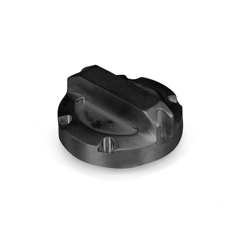 Billet Aluminum Power Steering Cap, Black; 07-11 J
