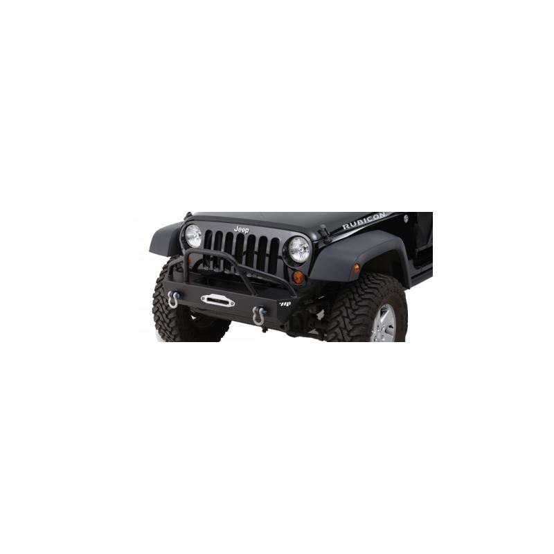 Jeep JK/JKU Stubby Front Winch Bumper w/ PreRunner