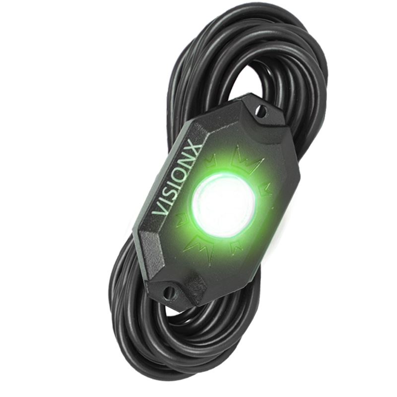 9 Watt LED Rock Light Single Pod Green (9929279)
