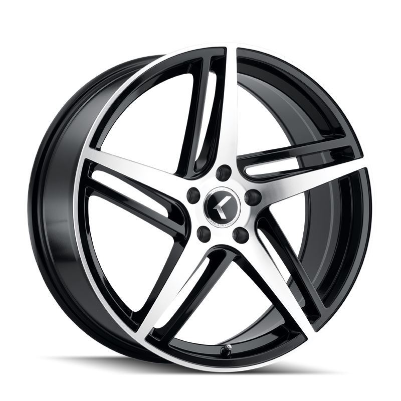 195 (195) BLACK/MACHINED FACE 18X8 5-115 40MM 72.6